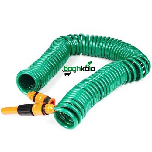 شیلنگ فنری 15 متری با آبپاش